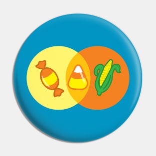 Candy Corn Venn Pin