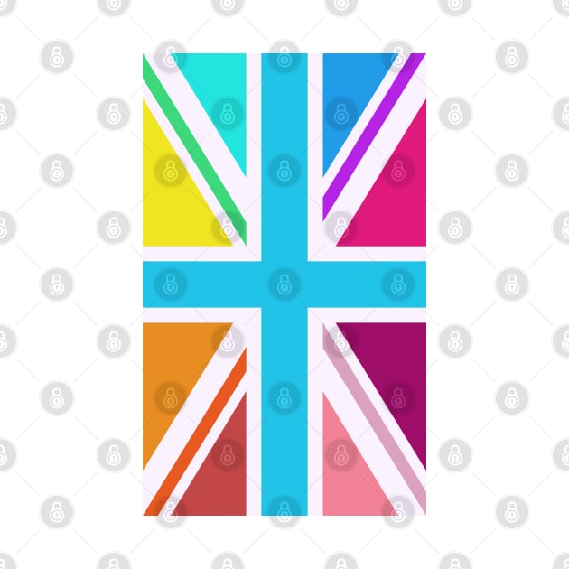 Multicolored Union Jack/Flag by NataliePaskell