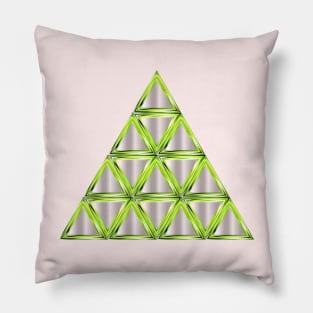 Lighting triangle design Pillow