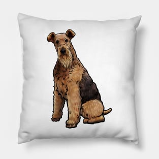 Airedale Terrier Dog Pillow