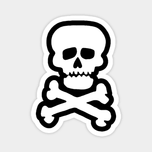 Punk Rock Skull Magnet