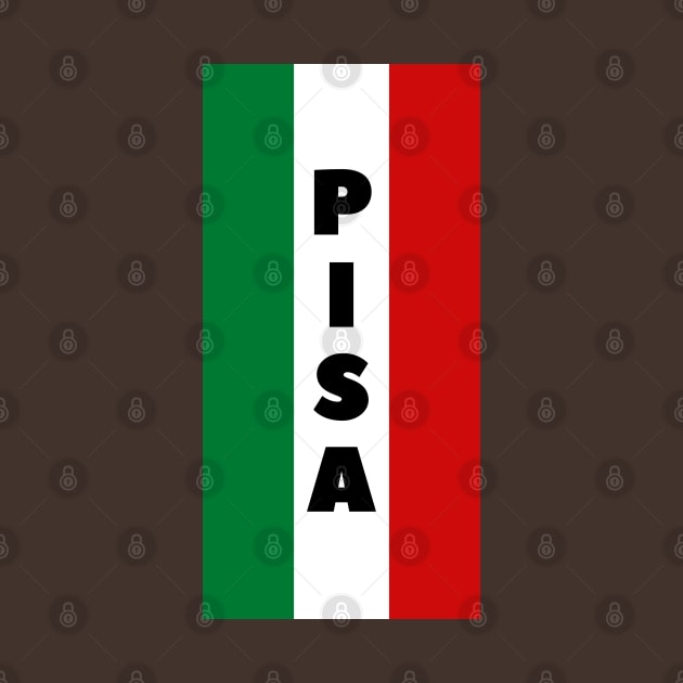 Pisa in Italian Flag Vertical by aybe7elf