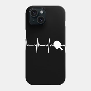 Table Tennis Heartbeat Gift For Table Tennis Players Phone Case