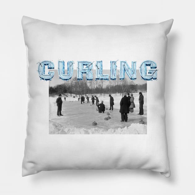 Curling Pillow by teepossible