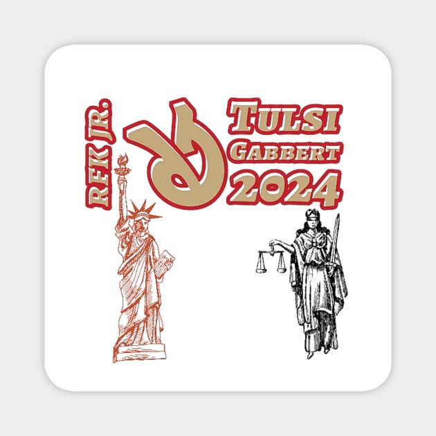 RFK Jr & Tulsi Gabbert 2024 Magnet by Awake-Aware