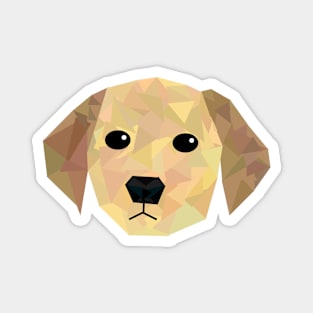 Geometric Labrador Magnet