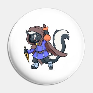 Roleplay Character - Thief - Rogue - Skunk Pin