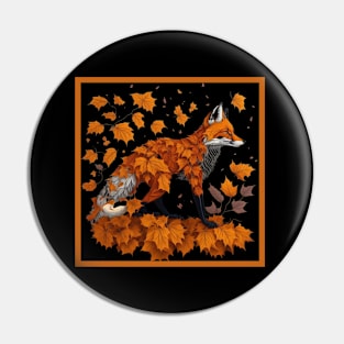 The Autumn Fox Pin