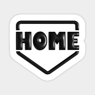 Softball Home Base Magnet