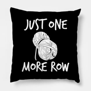 Crocheting Knitting Quote Pillow