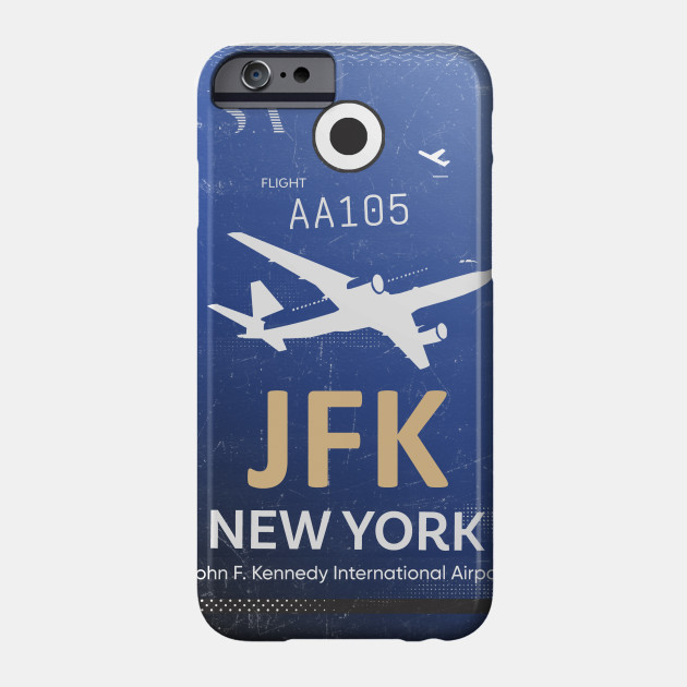 JFK NEW YORK Airport code Airport Code Phone Case TeePublic