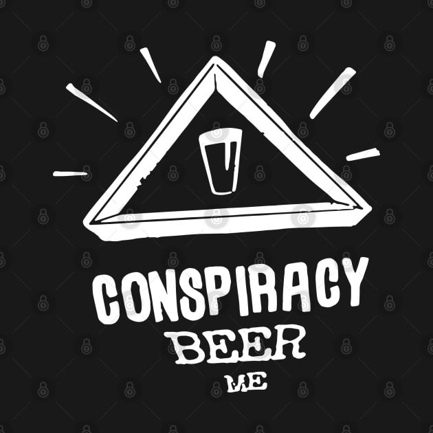 Conspiracy Beer Me Logo by Weird Science Pod