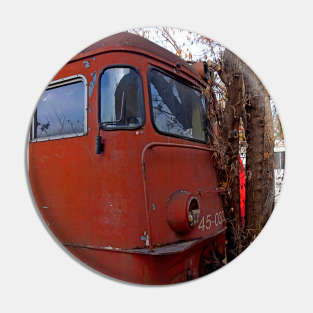 Disused loco, Romania Pin