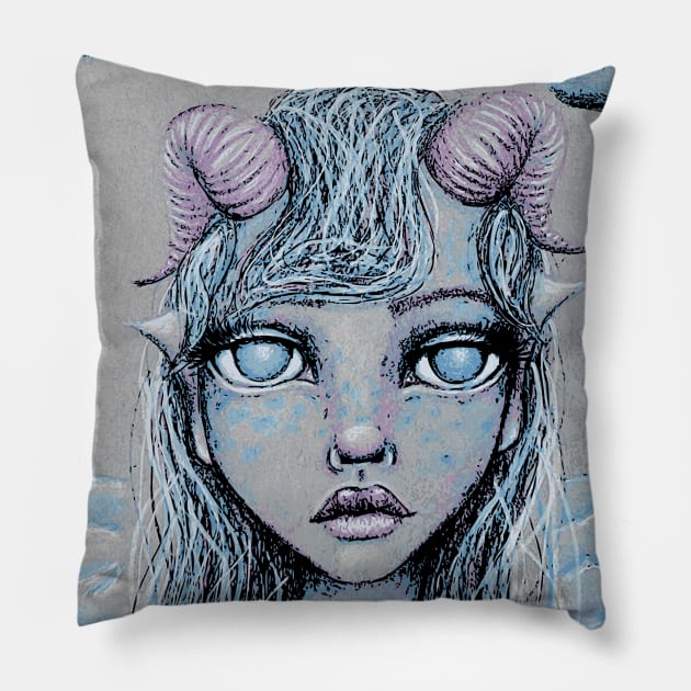 Mermaid of the Deep Pillow by LittleMissTyne