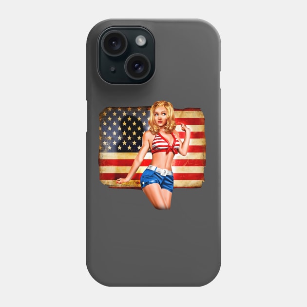 American Women Phone Case by JoannaMichelle