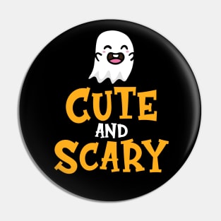 Halloween Cute and Scary Ghost Pin