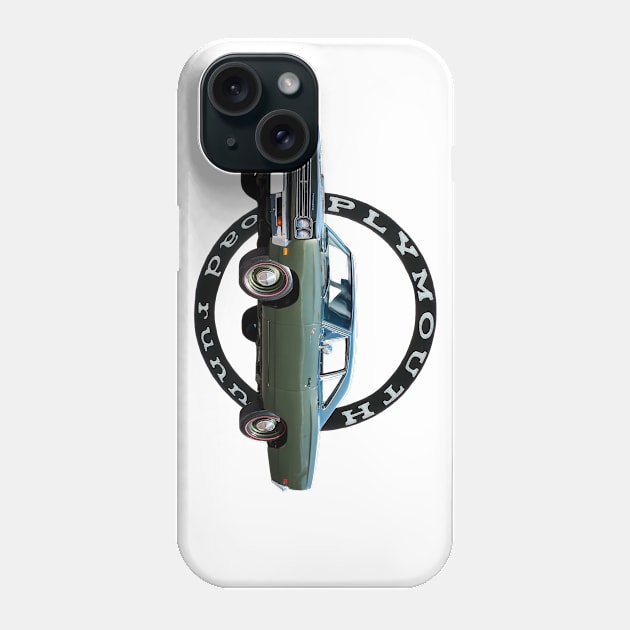 1969 Roadrunner on front and back Phone Case by Permages LLC