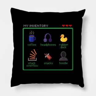 My Inventory - Software Engineer - Pixel RPG Pillow