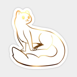 Golden Ferret Magnet