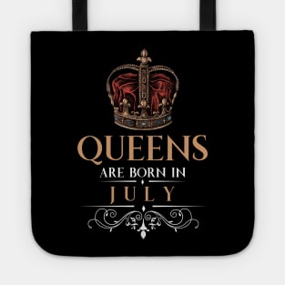 Queens Are Born In July Tote