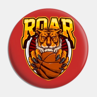 roar tiger basketball Pin