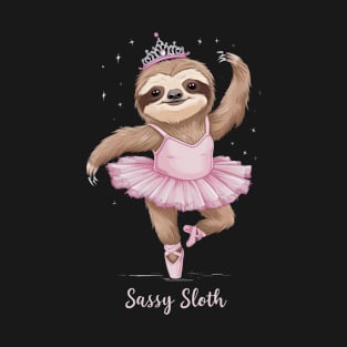 Cute sassy sloth dancer T-Shirt