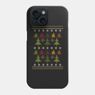 Christmas Sweater Board Game Meeples - Board Games Design - Gaming Art Phone Case