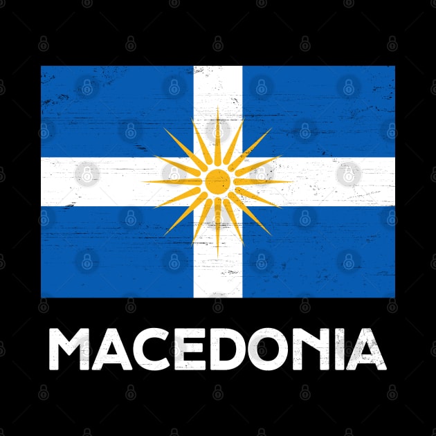 Macedonian Flag by NicGrayTees