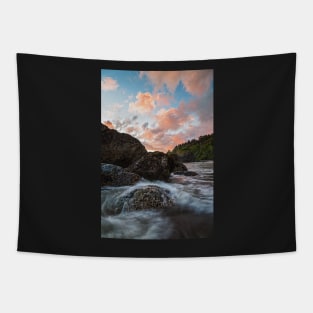 Sunset at the Beach Tapestry