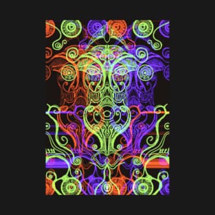 Trippy Cyber oracle T-Shirt