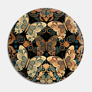 Butterflies in art nouveau style 1 Pin