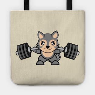 WeightLifting Wolf Tote