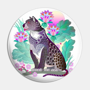 Black panther Pin