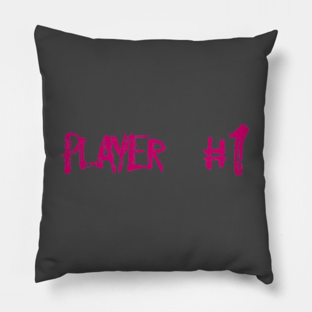 player 1 Pillow by sowecov1