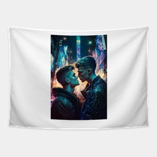 Cyberpunk Romance Tapestry