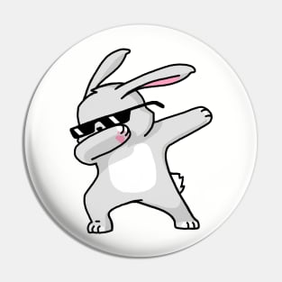 Dabbing Easter Bunny Funny Shirt Dab Hip Hop Pin