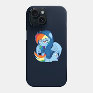 Rainbow Dash hoodie Phone Case