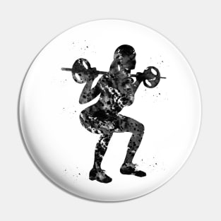 Female weightlifter Pin