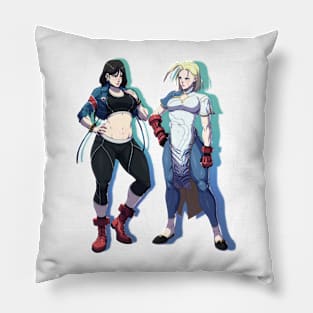 Chun and Cammy Pillow