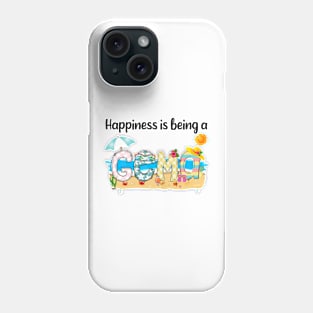 Happiness Is Being A Gema Summer Beach Happy Mother's Day T-Shirt Phone Case