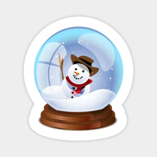 Snow Globe Magnet