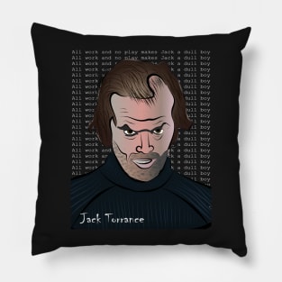 The maddening of Jack Torrance Pillow