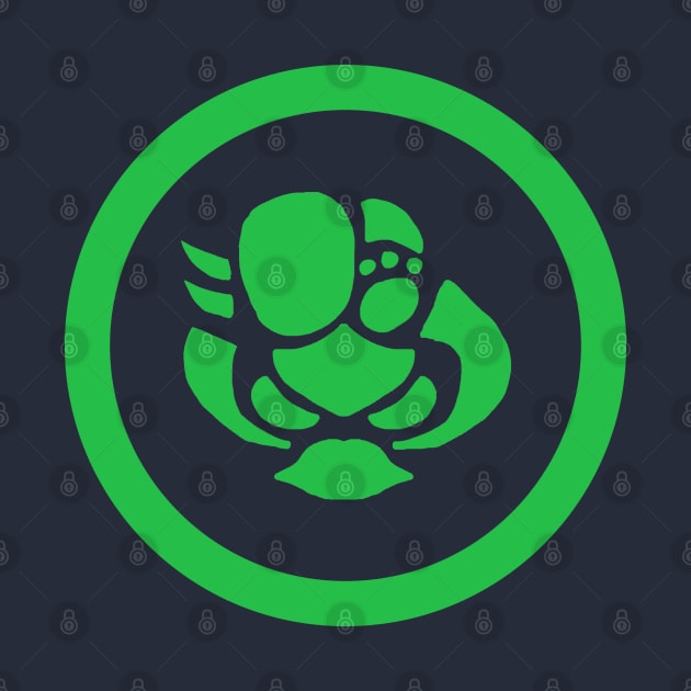 Green Geisha Faction Emblem by BlueStarWish's Trove of Merch