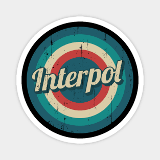 Circle Retro Interpol Magnet