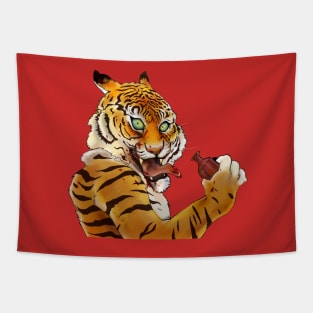 TIGER SAUCE Tapestry