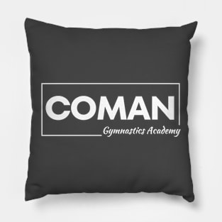 White Block Coman Pillow