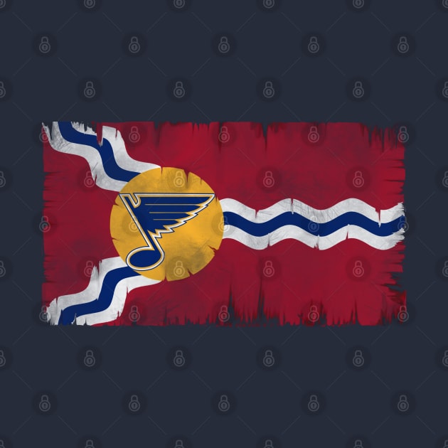 StL Blue Flag - Tattered by DistractedGeek