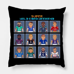 Wild card 8bit Pillow