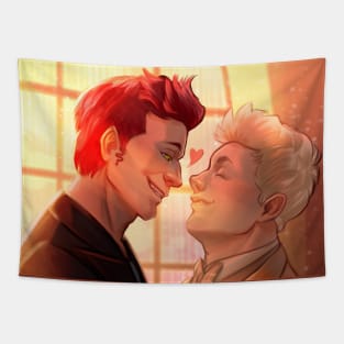 Good Omens Crowley aziraphale Tapestry