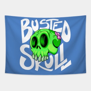 Busted Skull Tapestry